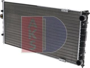 AKS Dasis 040400N - Radiator, engine cooling autospares.lv