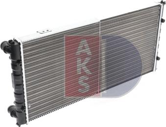 AKS Dasis 040400N - Radiator, engine cooling autospares.lv