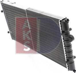 AKS Dasis 040400N - Radiator, engine cooling autospares.lv