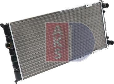 AKS Dasis 040400N - Radiator, engine cooling autospares.lv