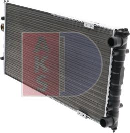 AKS Dasis 040400N - Radiator, engine cooling autospares.lv