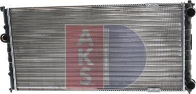 AKS Dasis 040400N - Radiator, engine cooling autospares.lv