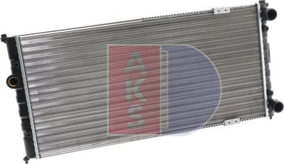 AKS Dasis 040400N - Radiator, engine cooling autospares.lv