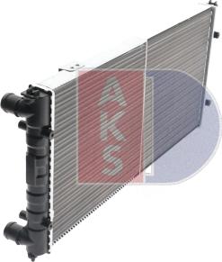 AKS Dasis 040400N - Radiator, engine cooling autospares.lv