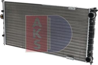 AKS Dasis 040400N - Radiator, engine cooling autospares.lv