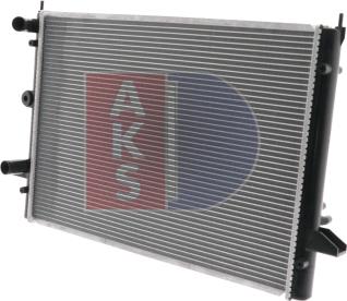 AKS Dasis 040480N - Radiator, engine cooling autospares.lv