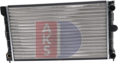 AKS Dasis 040680N - Radiator, engine cooling autospares.lv