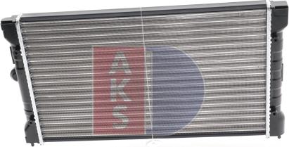 AKS Dasis 040680N - Radiator, engine cooling autospares.lv