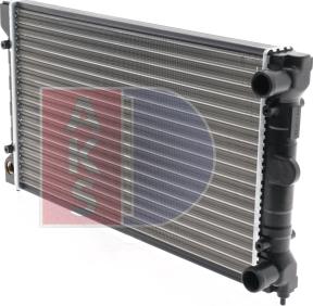 AKS Dasis 040680N - Radiator, engine cooling autospares.lv