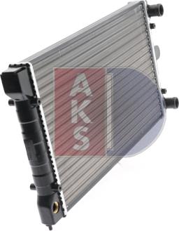 AKS Dasis 040680N - Radiator, engine cooling autospares.lv