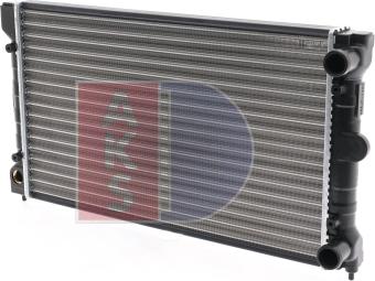 AKS Dasis 040680N - Radiator, engine cooling autospares.lv