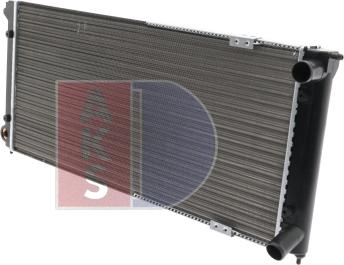 AKS Dasis 040630N - Radiator, engine cooling autospares.lv