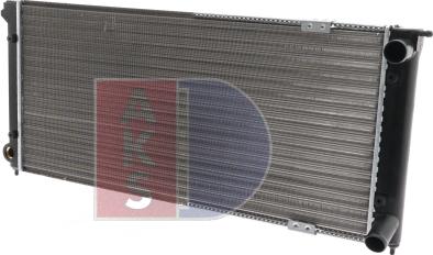 AKS Dasis 040630N - Radiator, engine cooling autospares.lv