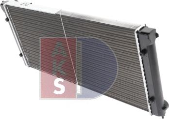 AKS Dasis 040630N - Radiator, engine cooling autospares.lv