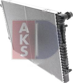 AKS Dasis 040094N - Radiator, engine cooling autospares.lv