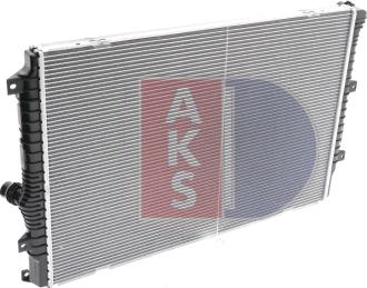 AKS Dasis 040094N - Radiator, engine cooling autospares.lv