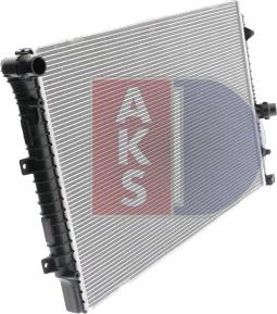 AKS Dasis 040094N - Radiator, engine cooling autospares.lv