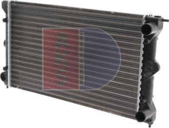 AKS Dasis 040047N - Radiator, engine cooling autospares.lv