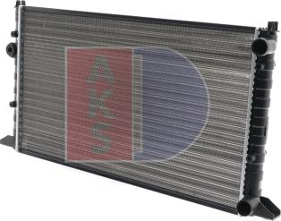 AKS Dasis 040000N - Radiator, engine cooling autospares.lv