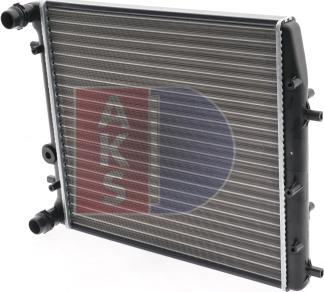 AKS Dasis 040008N - Radiator, engine cooling autospares.lv