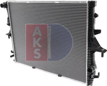 AKS Dasis 040003N - Radiator, engine cooling autospares.lv