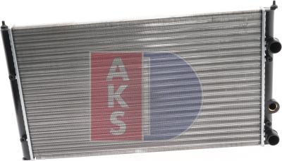 AKS Dasis 040030N - Radiator, engine cooling autospares.lv