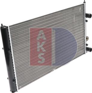 AKS Dasis 040030N - Radiator, engine cooling autospares.lv