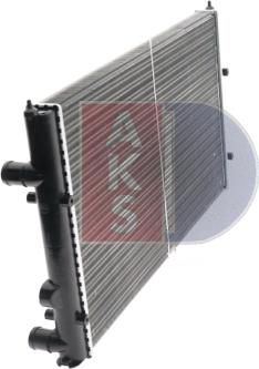 AKS Dasis 040030N - Radiator, engine cooling autospares.lv