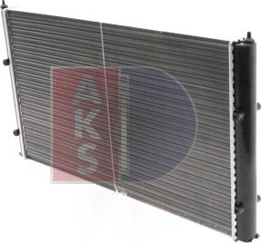 AKS Dasis 040030N - Radiator, engine cooling autospares.lv