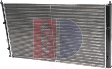 AKS Dasis 040030N - Radiator, engine cooling autospares.lv