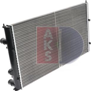 AKS Dasis 040030N - Radiator, engine cooling autospares.lv