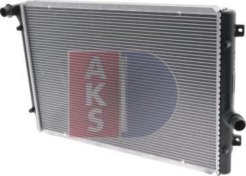 AKS Dasis 040026N - Radiator, engine cooling autospares.lv
