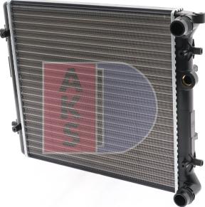 AKS Dasis 040810N - Radiator, engine cooling autospares.lv