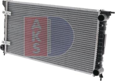 AKS Dasis 040360N - Radiator, engine cooling autospares.lv