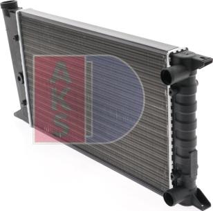 AKS Dasis 040320N - Radiator, engine cooling autospares.lv