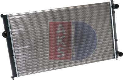 AKS Dasis 040240N - Radiator, engine cooling autospares.lv