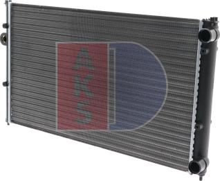 AKS Dasis 040240N - Radiator, engine cooling autospares.lv