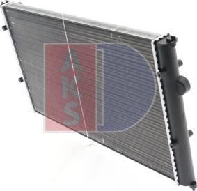 AKS Dasis 040240N - Radiator, engine cooling autospares.lv