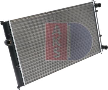 AKS Dasis 040240N - Radiator, engine cooling autospares.lv