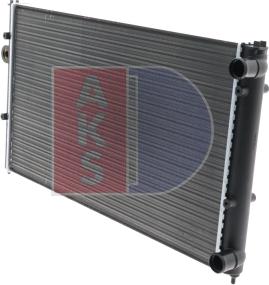 AKS Dasis 040240N - Radiator, engine cooling autospares.lv