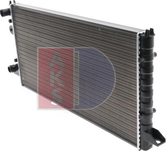 AKS Dasis 041930N - Radiator, engine cooling autospares.lv