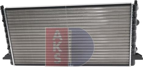 AKS Dasis 041930N - Radiator, engine cooling autospares.lv