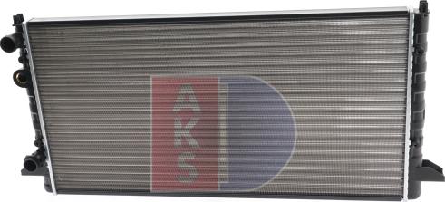 AKS Dasis 041930N - Radiator, engine cooling autospares.lv