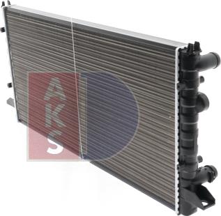 AKS Dasis 041930N - Radiator, engine cooling autospares.lv