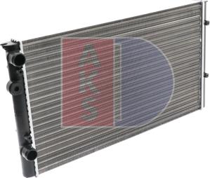 AKS Dasis 041610N - Radiator, engine cooling autospares.lv