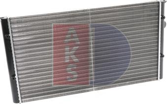 AKS Dasis 041610N - Radiator, engine cooling autospares.lv