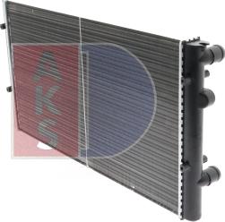 AKS Dasis 041610N - Radiator, engine cooling autospares.lv