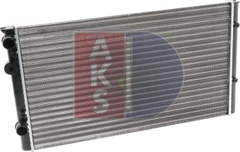 AKS Dasis 041610N - Radiator, engine cooling autospares.lv