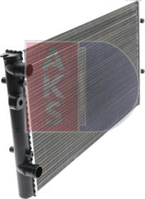 AKS Dasis 041610N - Radiator, engine cooling autospares.lv