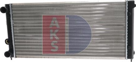 AKS Dasis 041000N - Radiator, engine cooling autospares.lv